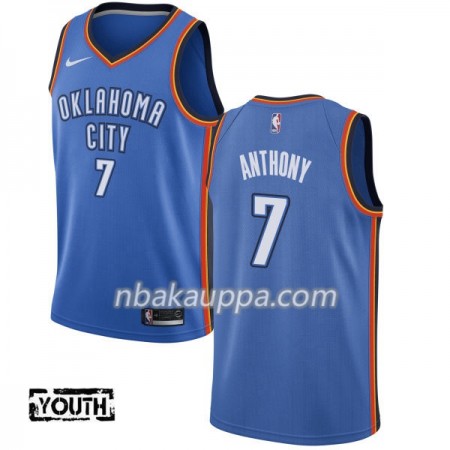 Oklahoma City Thunder Carmelo Anthony 7 Nike 2017-18 Sininen Pelipaidat Swingman - Lasten